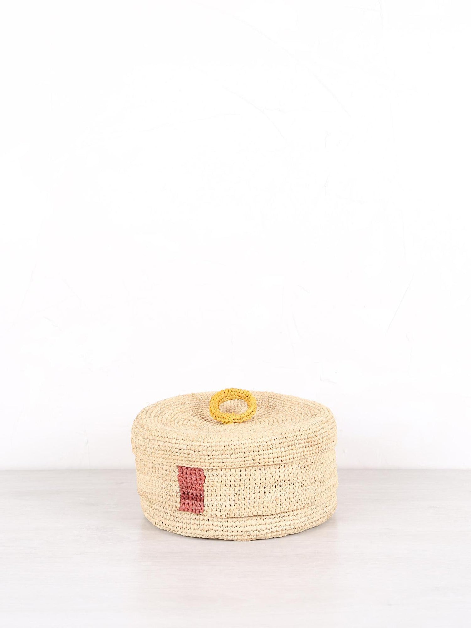 Large Handmade Raffia Basket - 5 patterns available