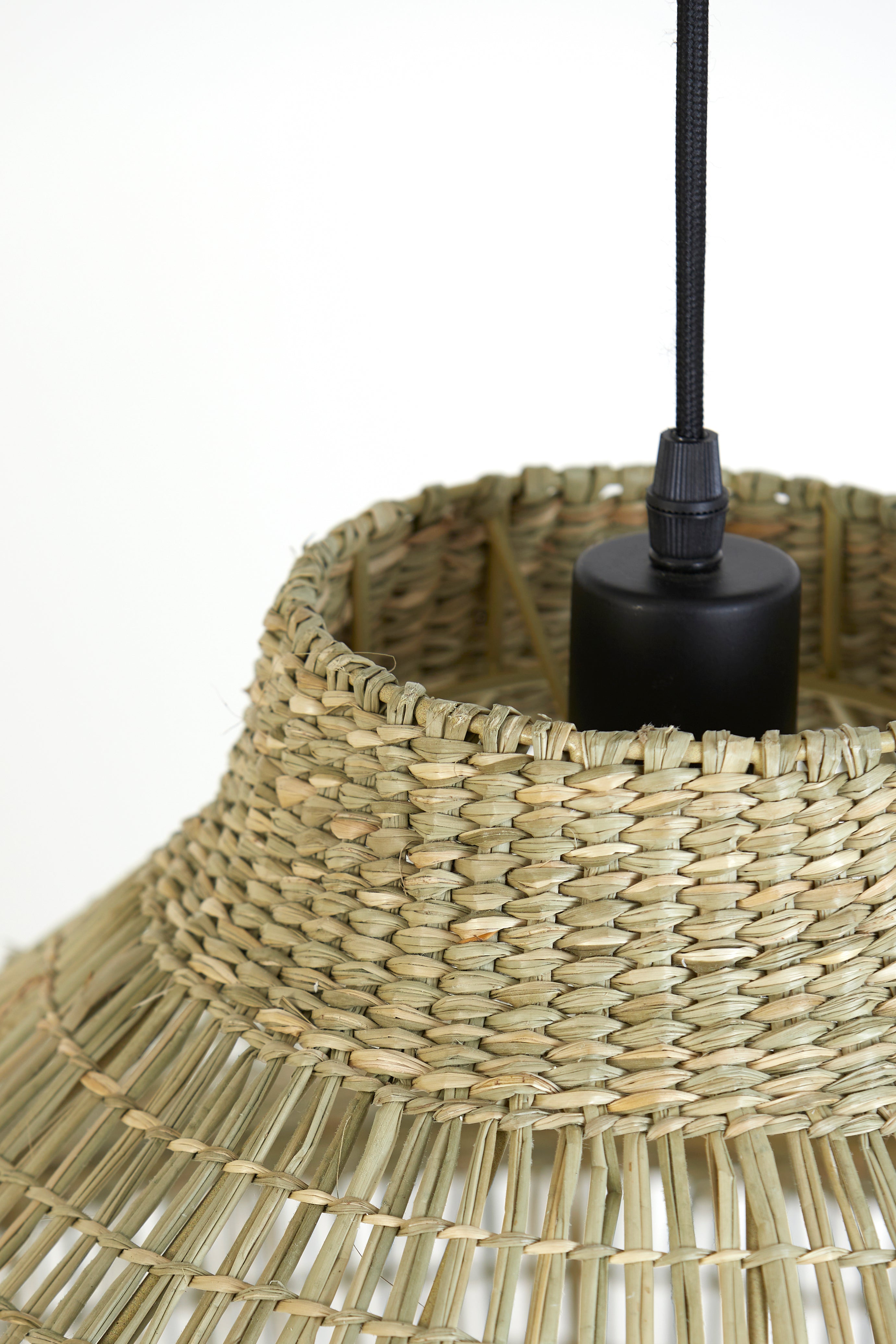 Latika Seagrass Hanging Lamp - Large