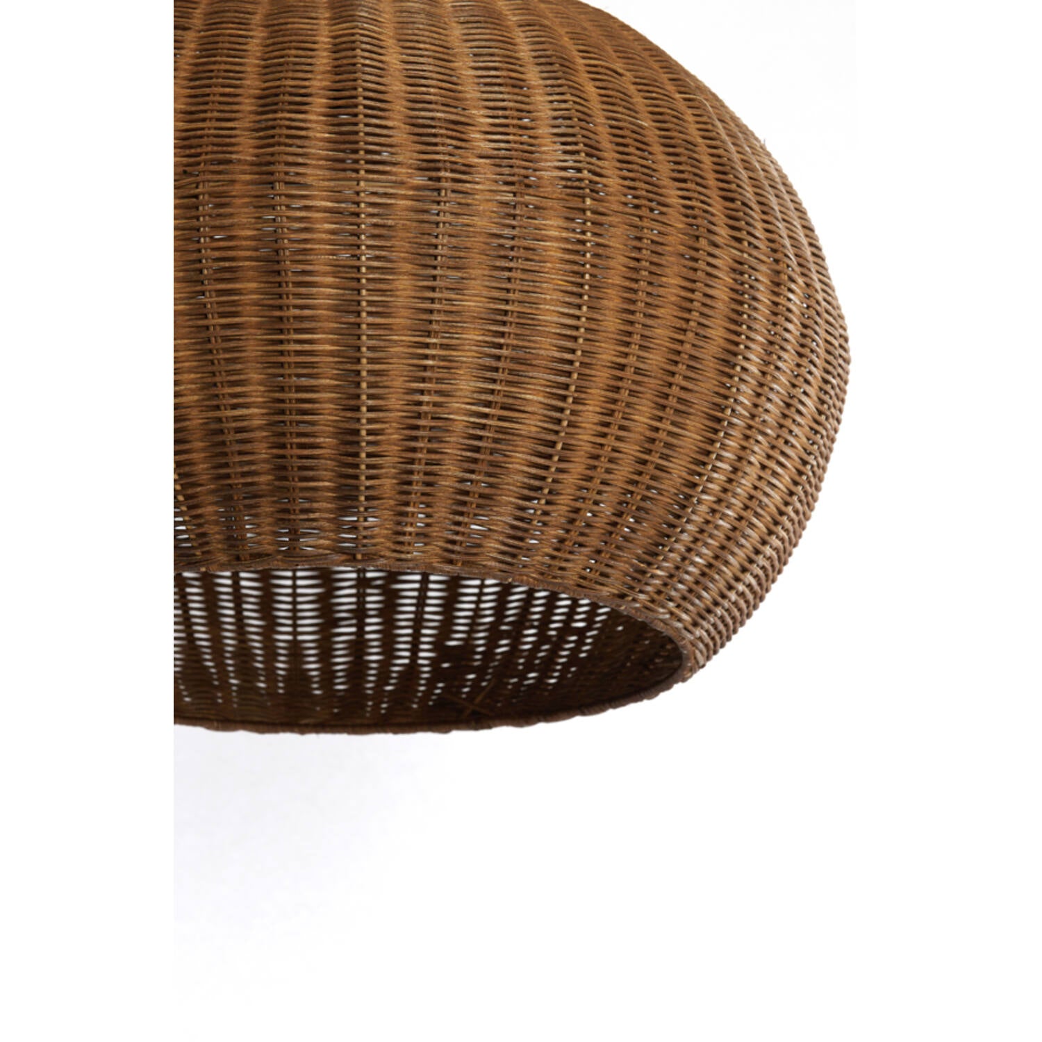 Melzor Hanging lamp - Rattan, Dark Brown - 55x40.5cm