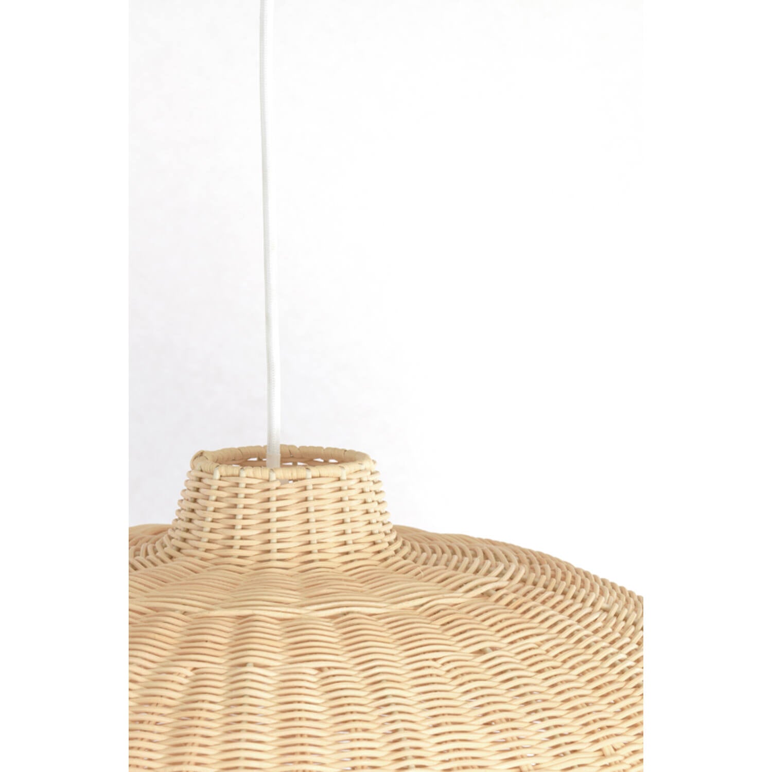 Melzor Hanging lamp - Rattan, natural - 45x32cm