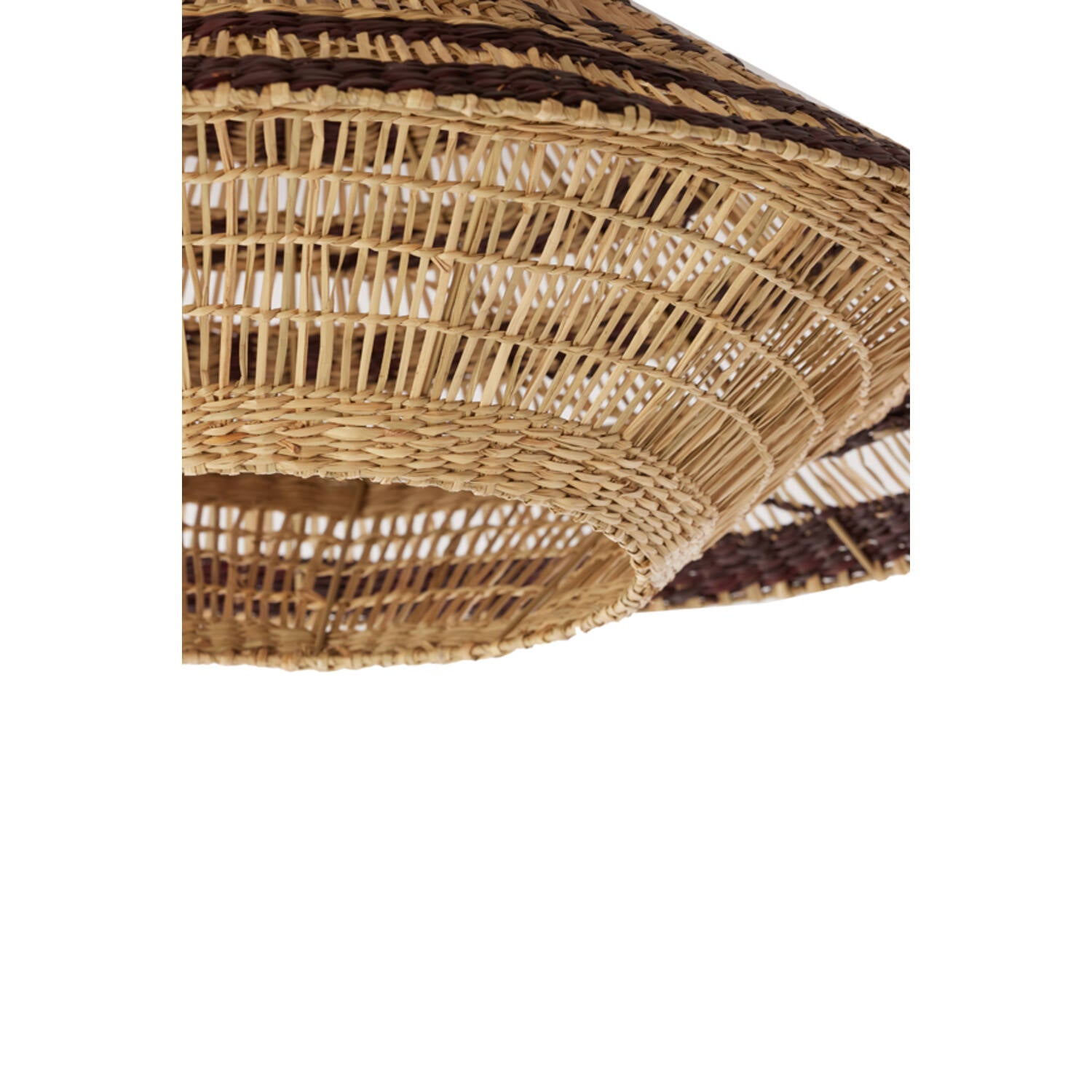 Owana Hanging lamp - Seagrass Woven Brown Accents- 80x30 cm