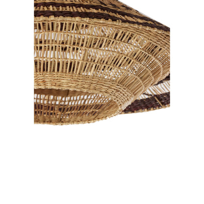 Owana Hanging lamp - Seagrass Woven Brown Accents- 80x30 cm