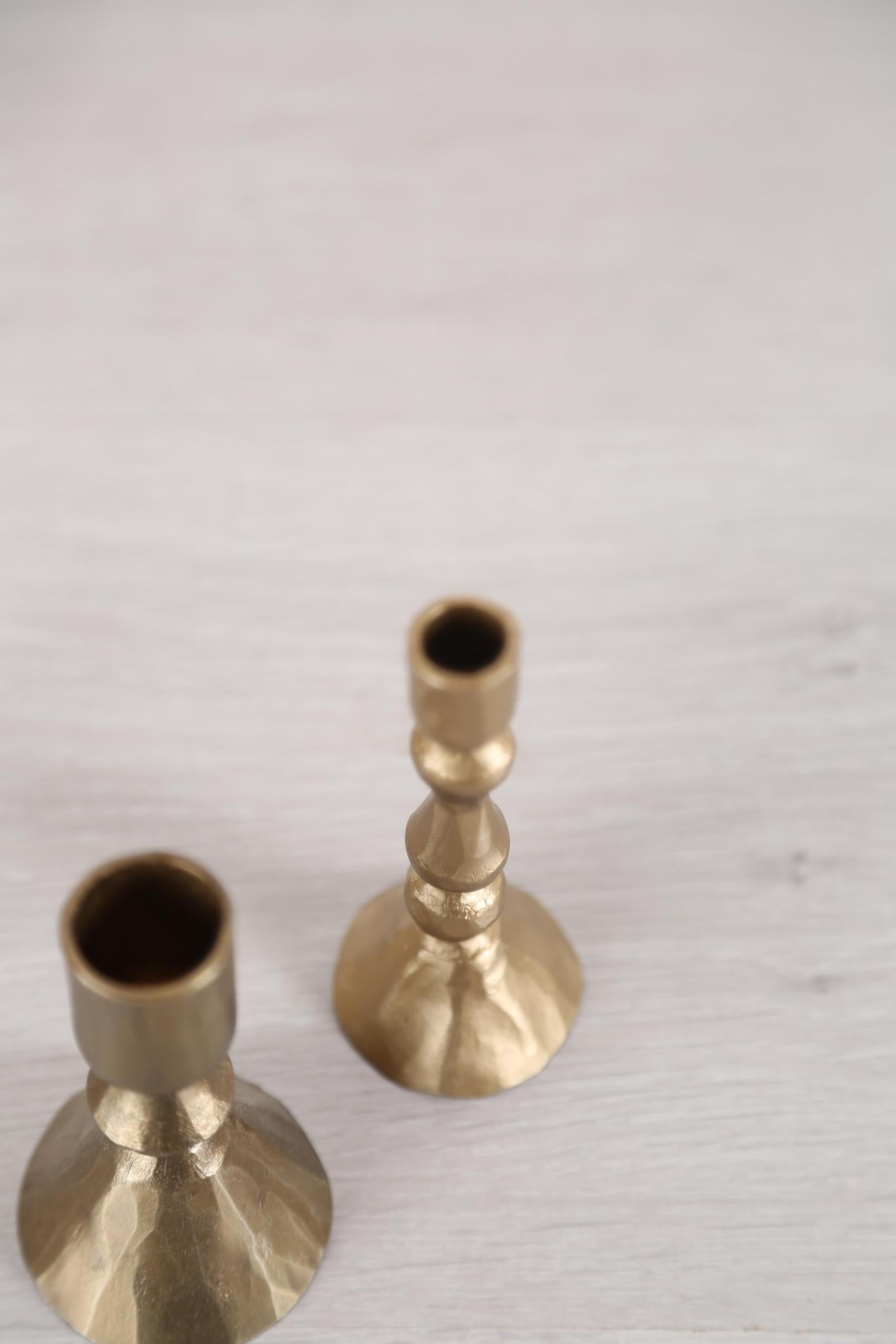 Ingrid mini candlestick - Brass