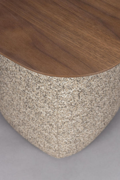 Shelley Upholstered Side Table - 2 Colours Available