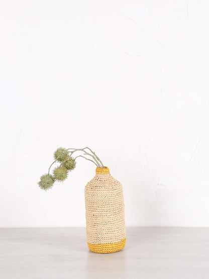 Medium Woven Bud/Bottle Vase - 2 colours available