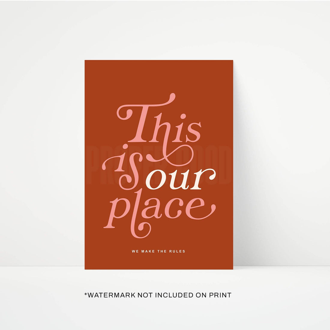 This Is Our Place Print