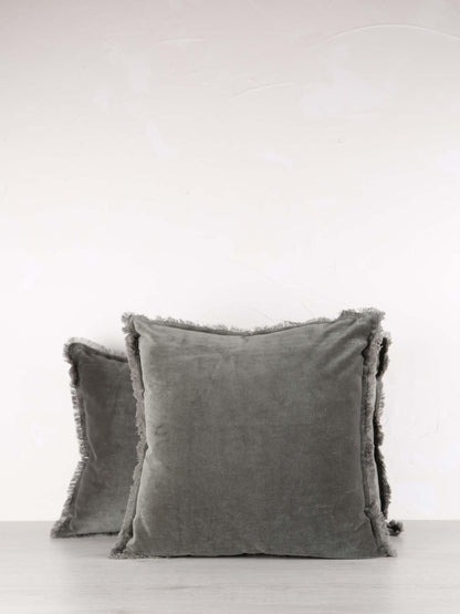 Fara Cushion - Thyme Green - 3 Sizes Available