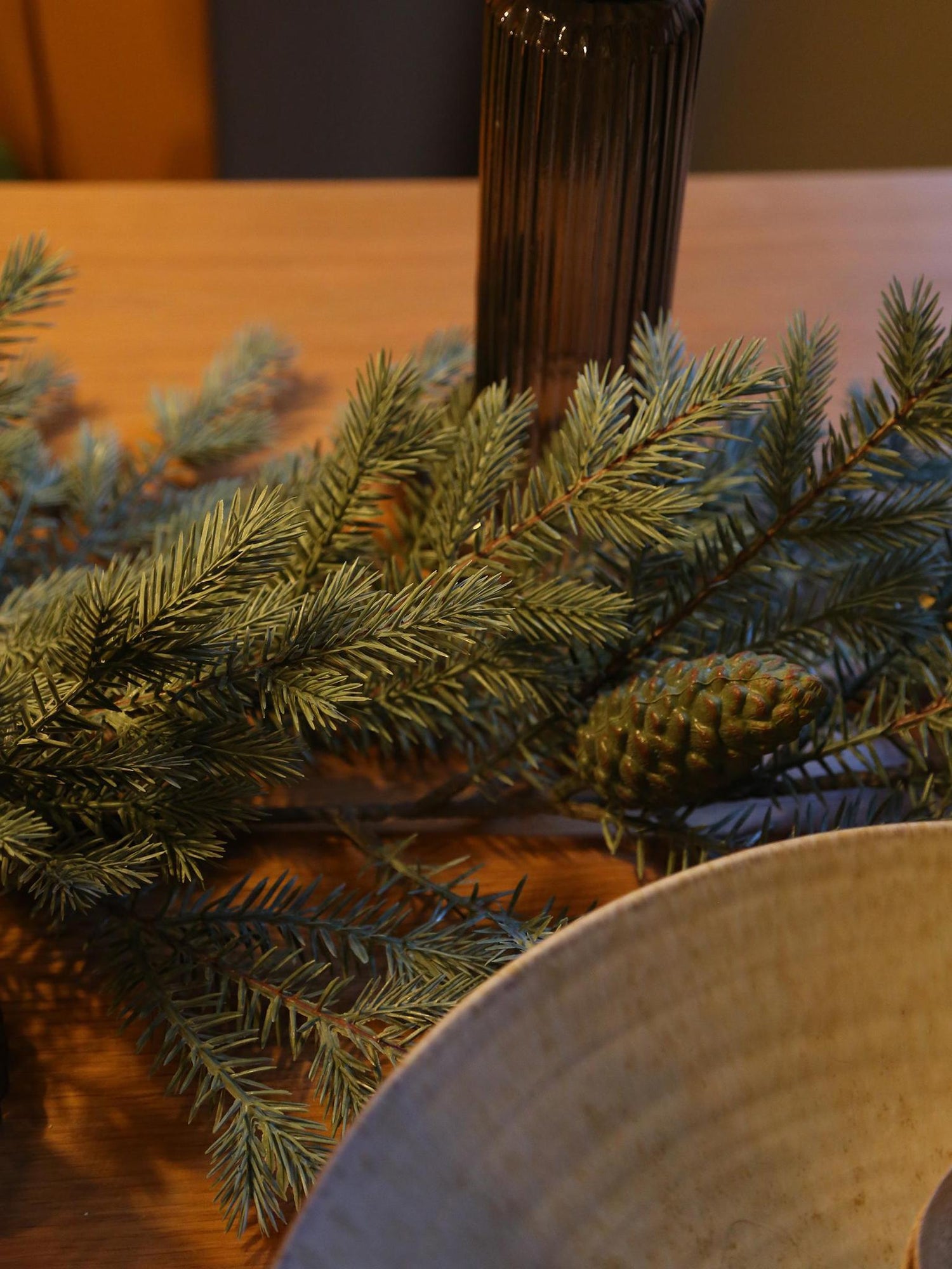 Noble Pine Garland - Green