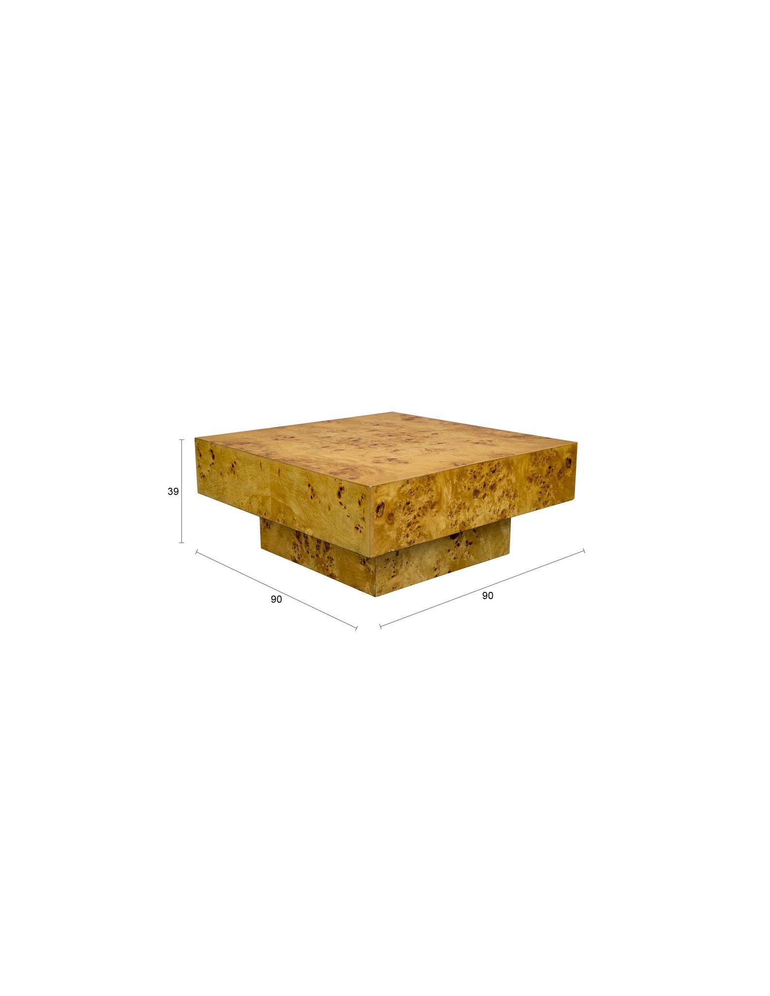 Quinn Square Coffee Table - 2 Colours Available