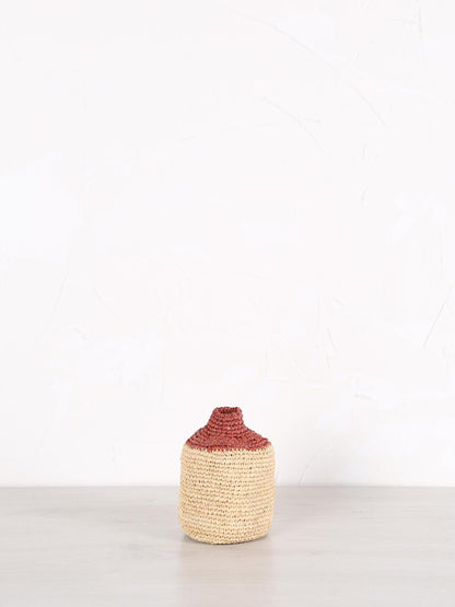 Small Woven Bud/Bottle Vase - 3 colours available