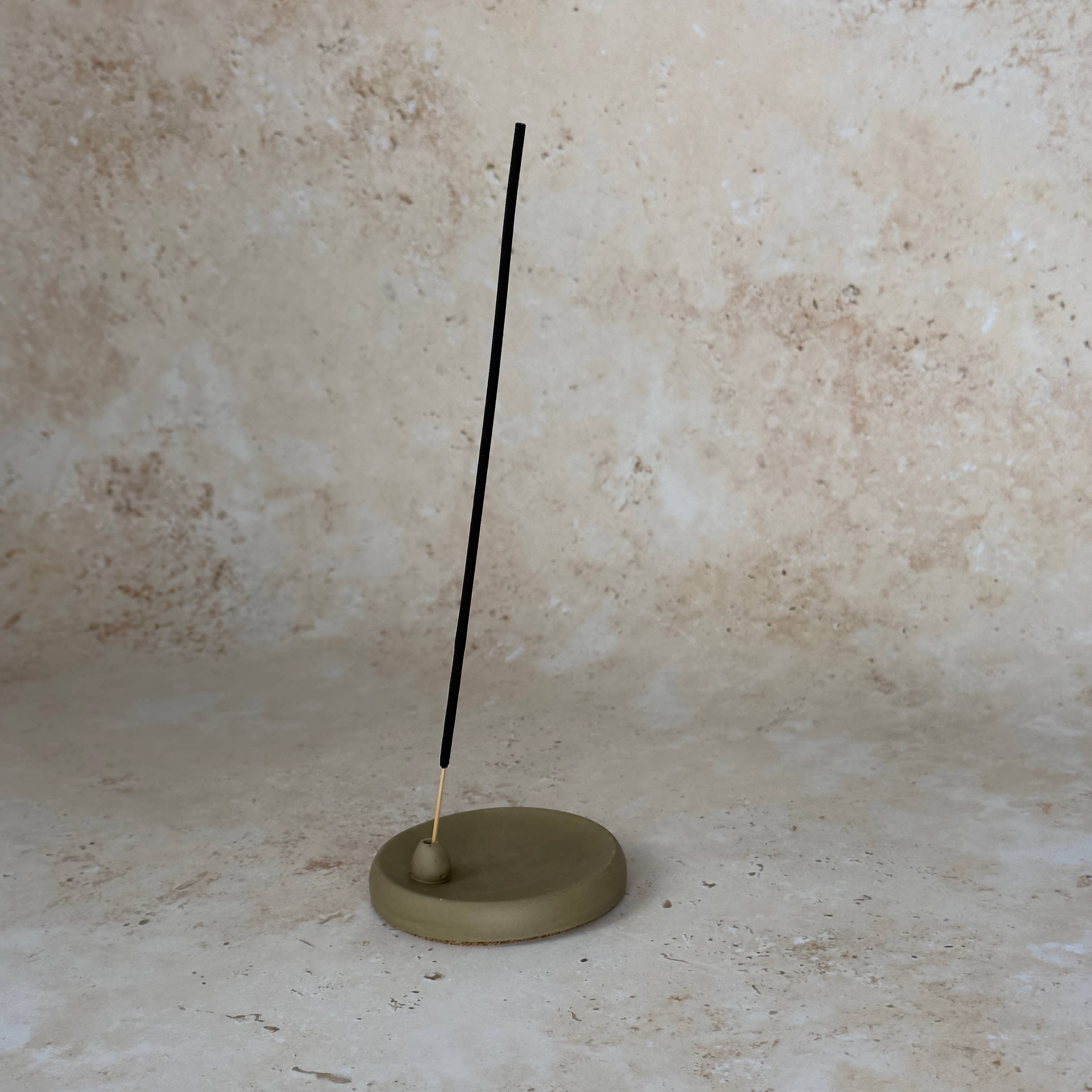 ZenRound Concrete Incense Holder