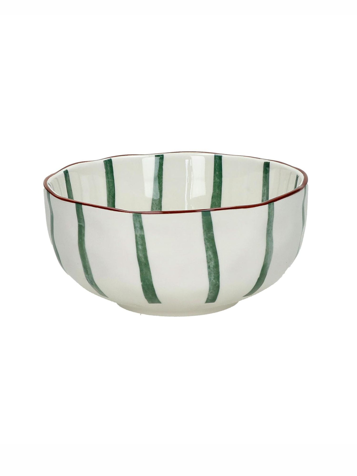 Mykonos - Soup Bowl - Porcelain - Green