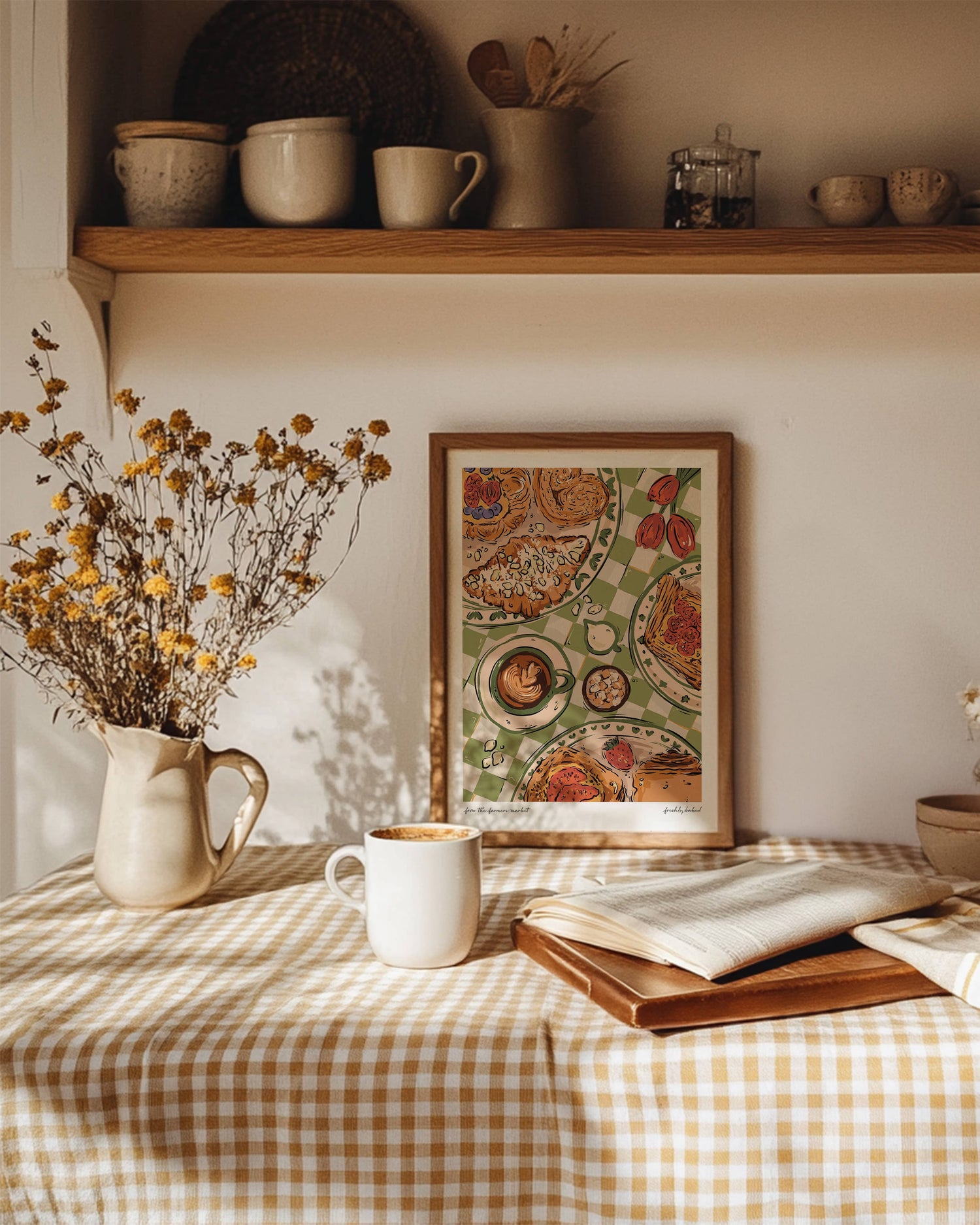 Freshly baked Art Print - The Farmers Market Collection