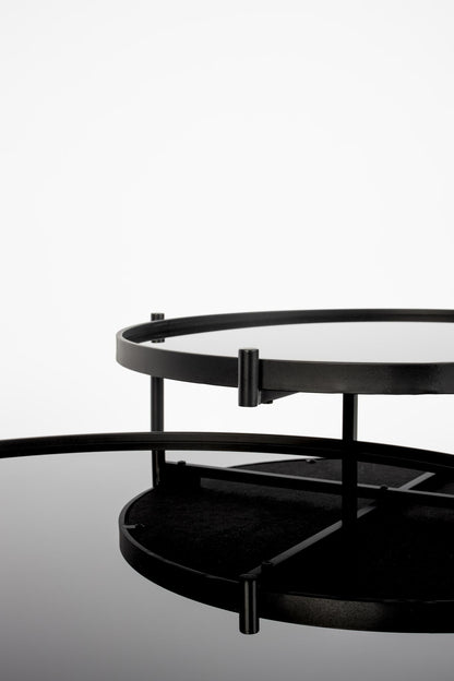 Li Glass &amp; Metal Coffee Table