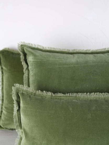 Fara Cushion - Eucalyptus Green - 3 Sizes Available