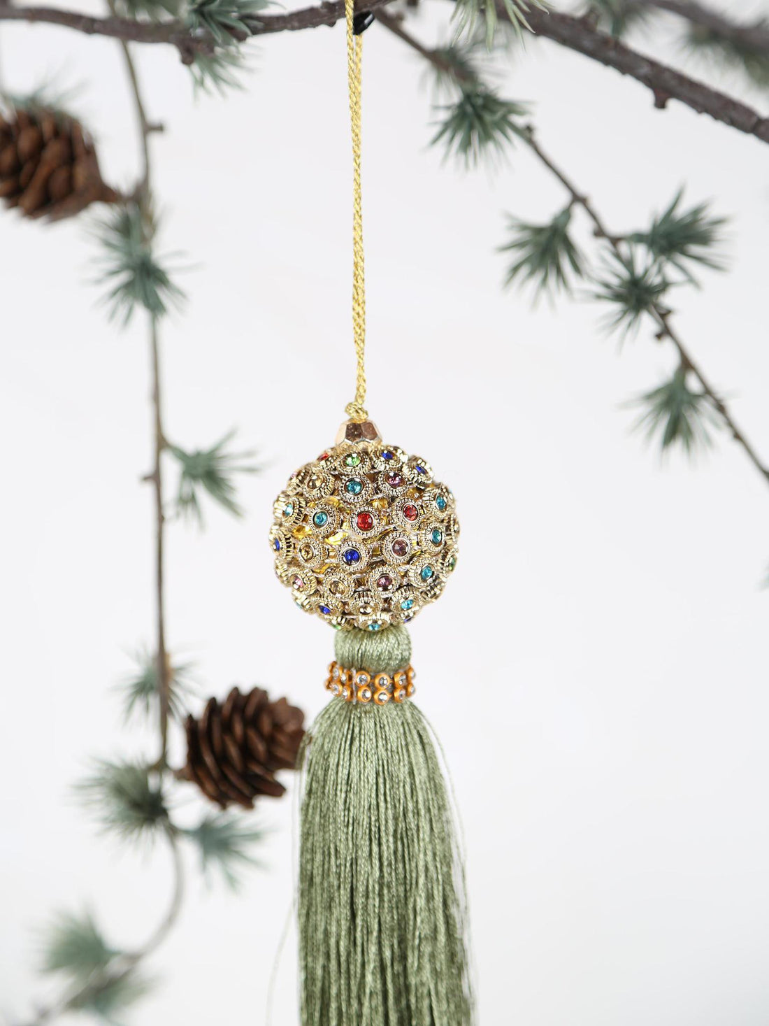 Yinae Green Tassle Ornament