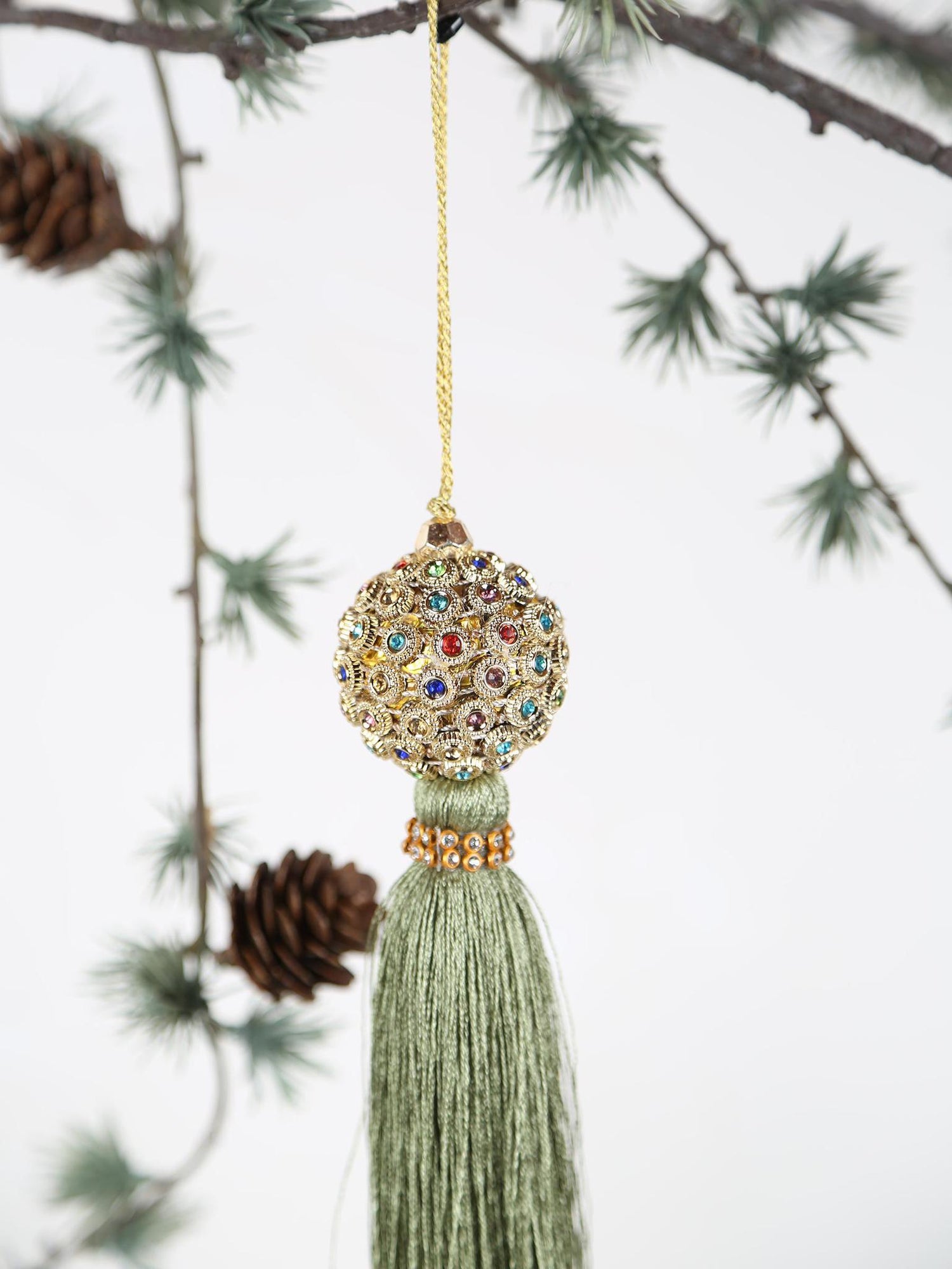 Yinae Green Tassle Ornament