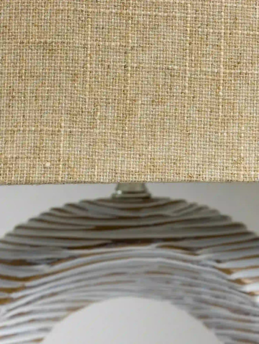 Halo Ceramic Detailed Table Lamp