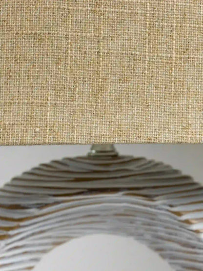 Halo Ceramic Detailed Table Lamp
