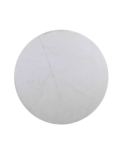 Tomochi Marble Dining Table - White/Black