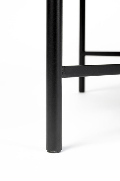 Li Glass &amp; Metal Coffee Table