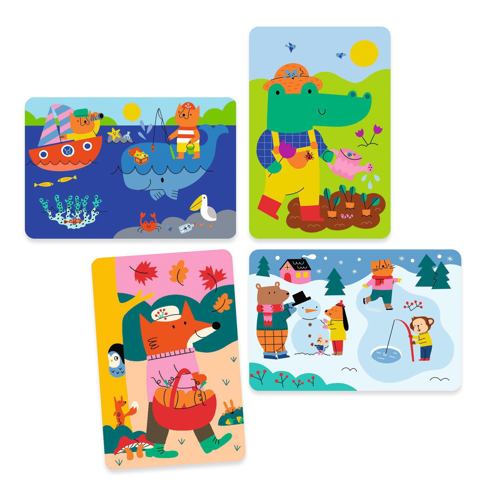 Magic Colouring - 4 Seasons