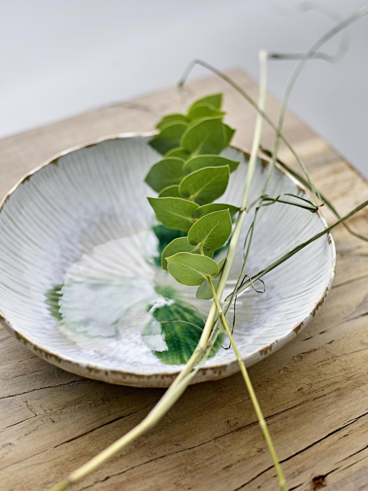 Mati Stoneware Bowl - Green