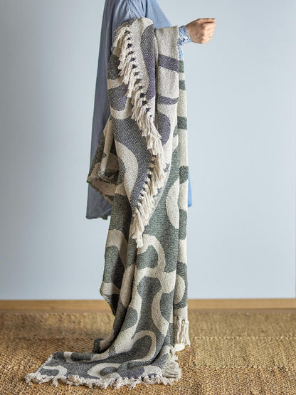 Salobre Recycled Cotton Throw - Black