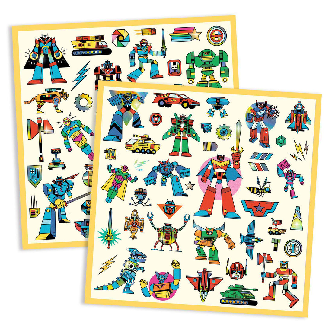 Metallic Robot Stickers