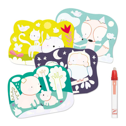 MAGIC COLOURING - Hidden in the woods