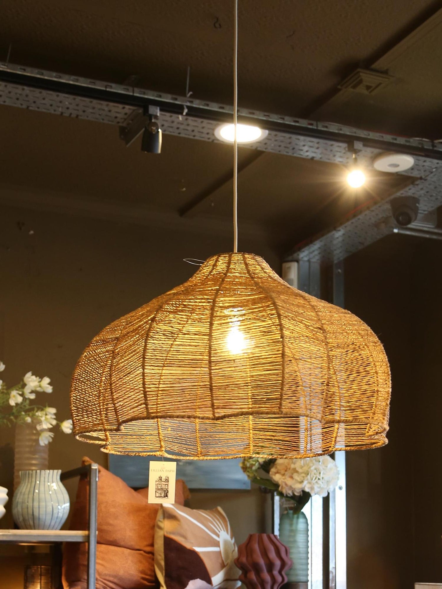 Tonoda Hanging Lamp in Natural Jute - 2 Sizes Available
