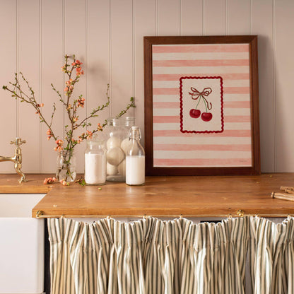 Cherry Ribbon - Fine Art A3 Giclee Print