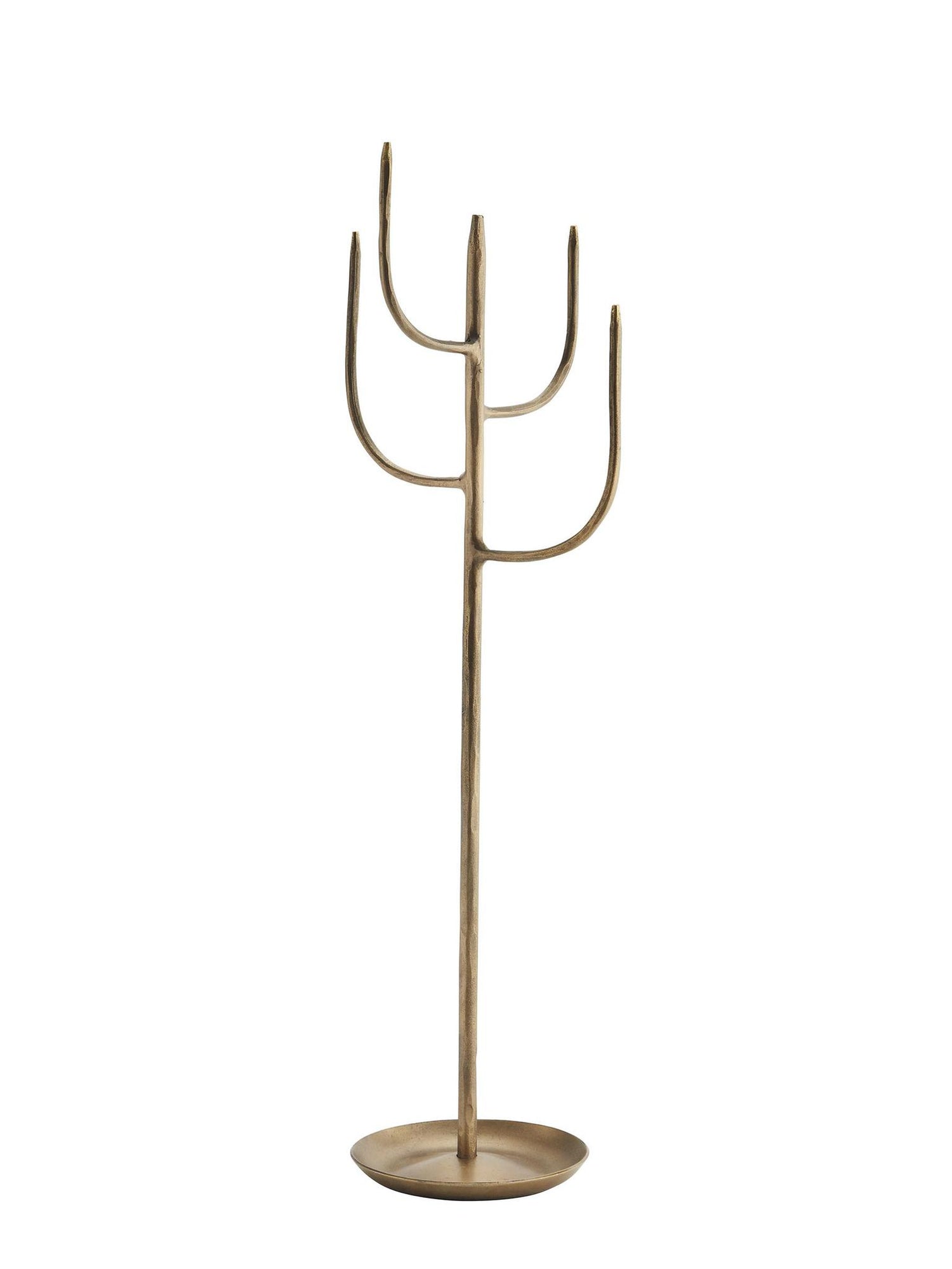 Hand Forged Layered Jewellery Stand - Brass