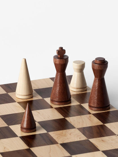The Minimalist - Wooden Chess Set