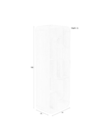 Seven Tall Cabinet - Oak