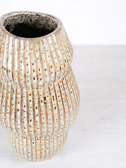 Colby Textured Ceramic Vase