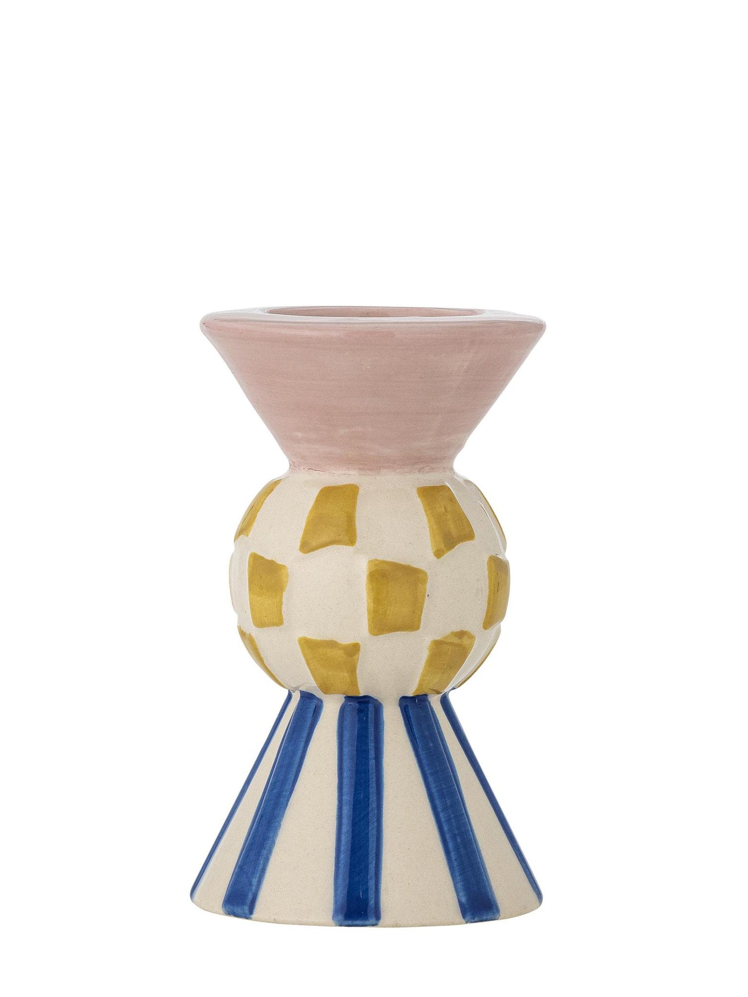 Bob Votive &amp; Candle Holder - Ceramic Rose