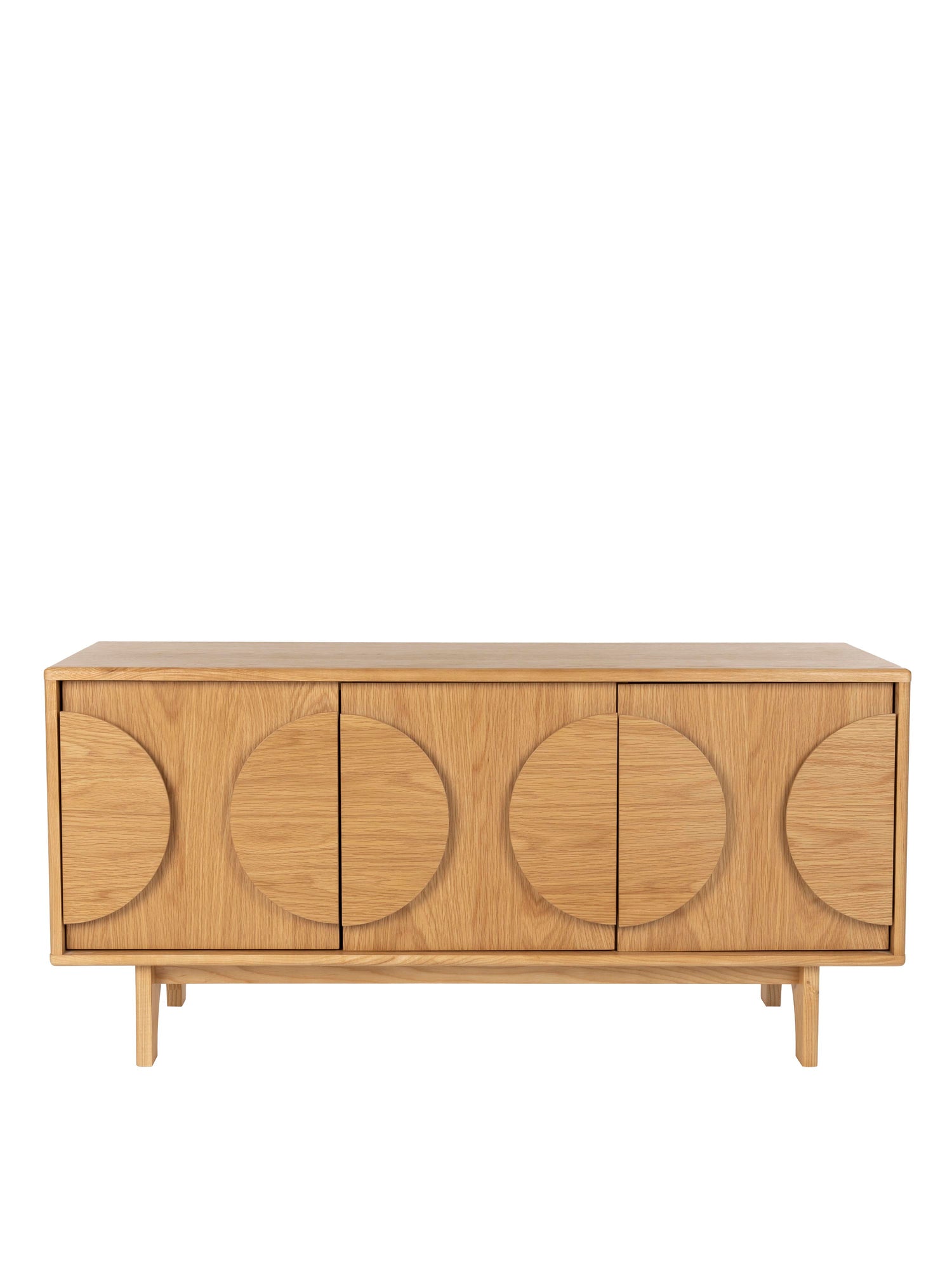 Groove Wooden Cabinet - Natural Oak - 2 Sizes Available