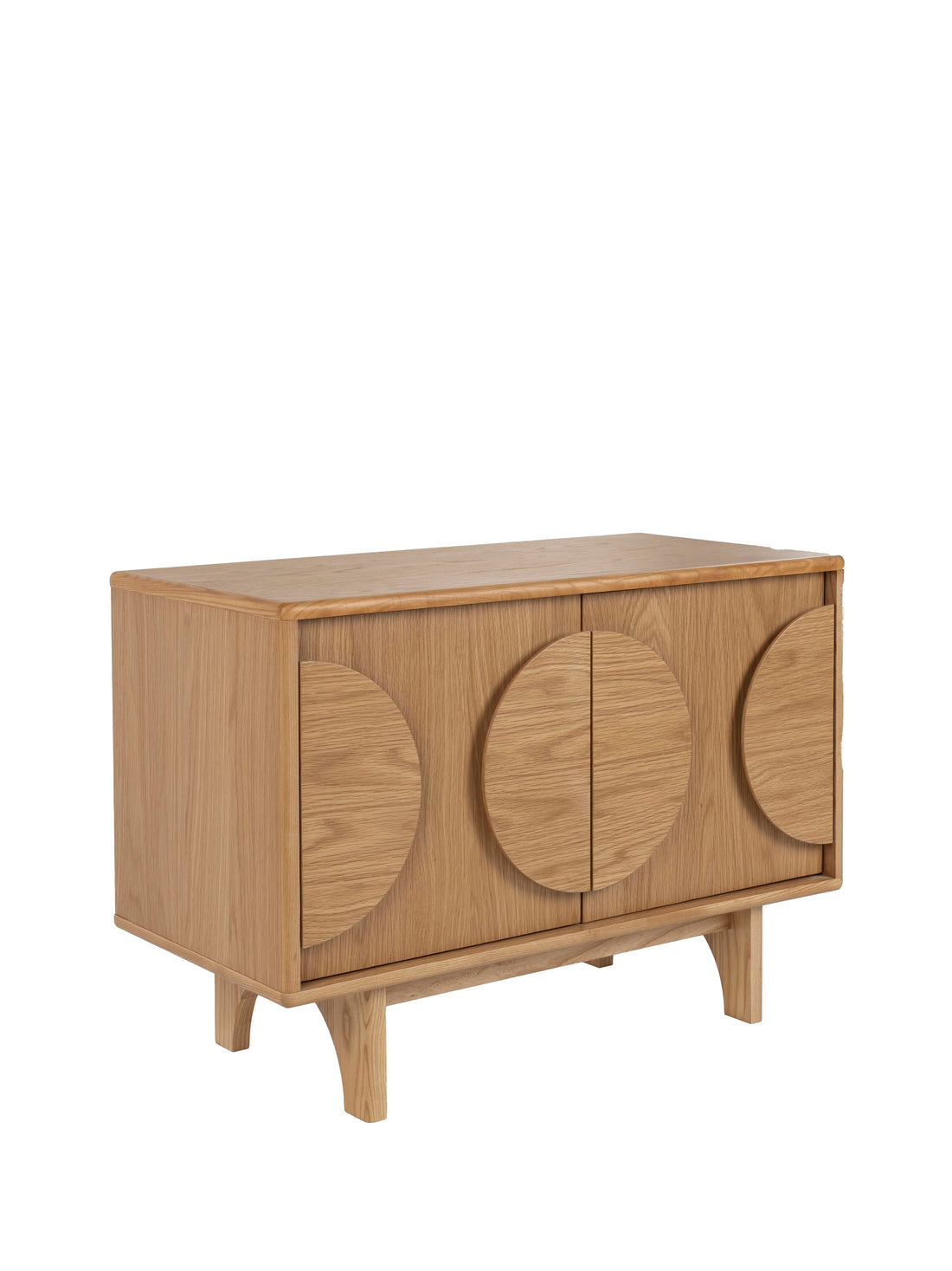 Groove Wooden Cabinet - Natural Oak - 2 Sizes Available