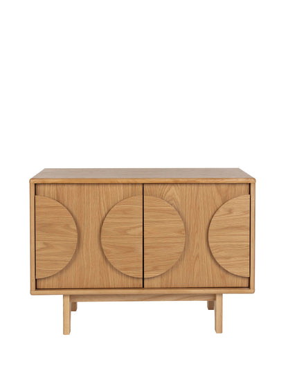 Groove Wooden Cabinet - Natural Oak - 2 Sizes Available