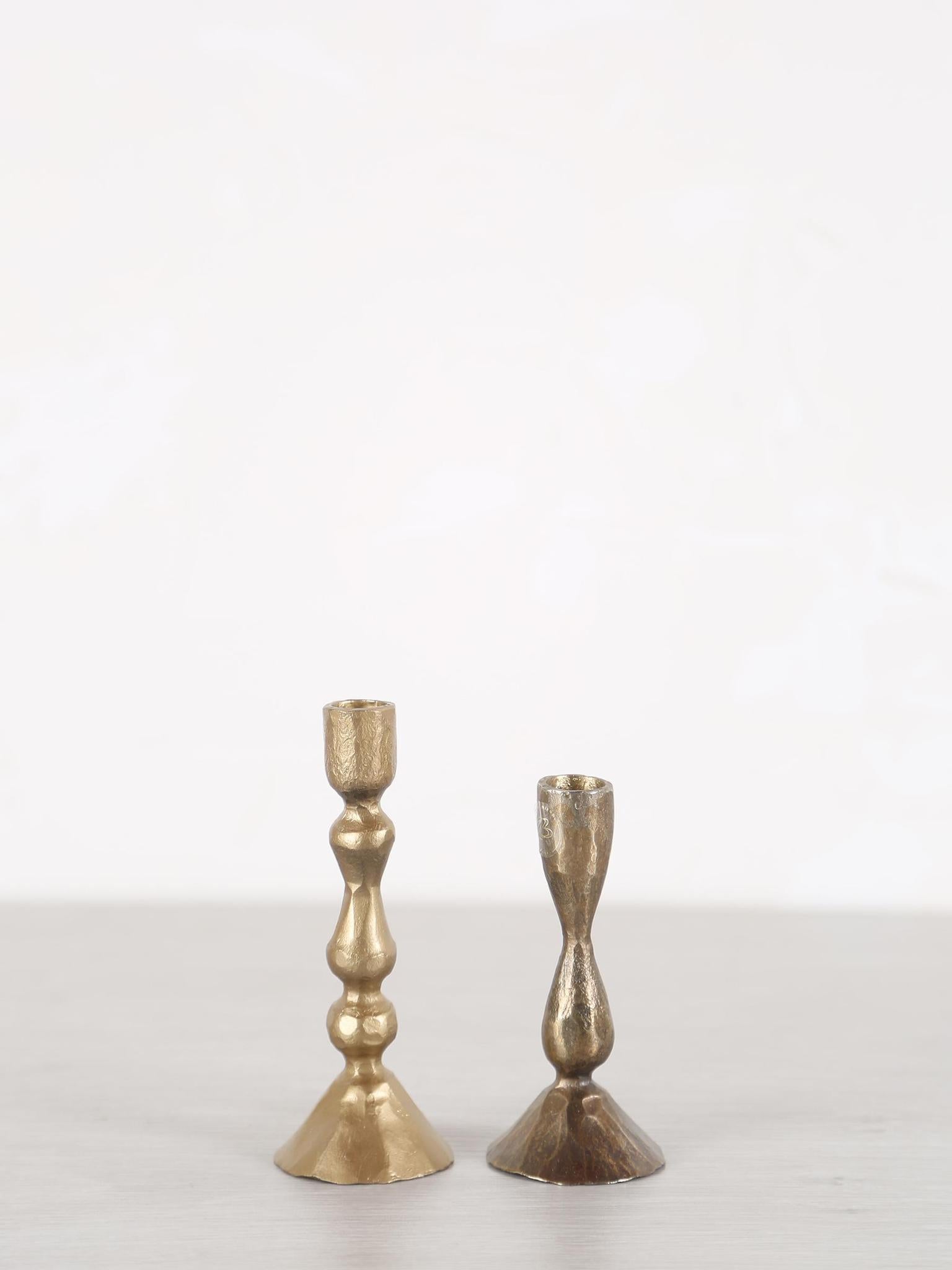 Ingrid mini candlestick - Brass