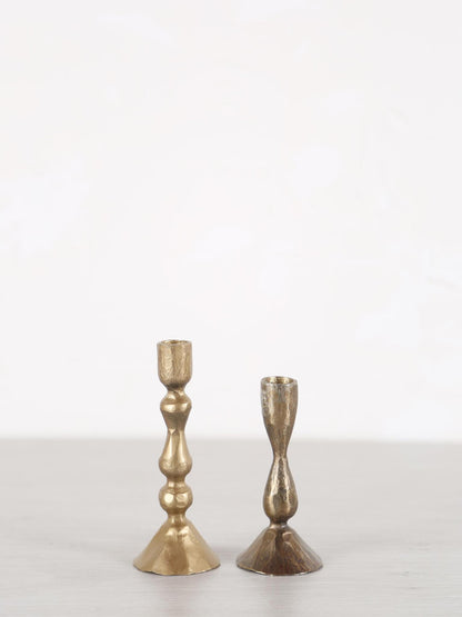 Ingrid mini candlestick - Brass