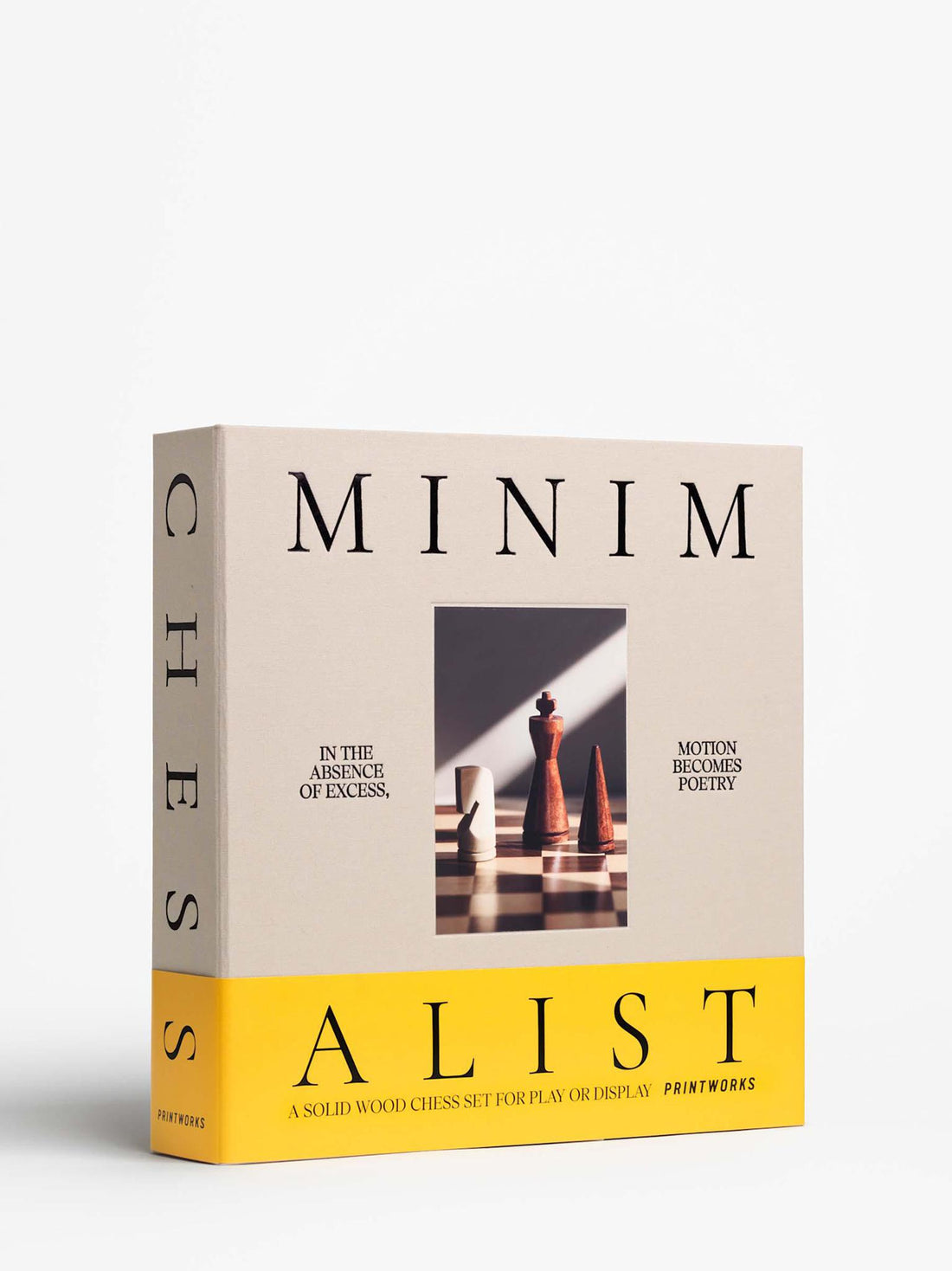 The Minimalist - Wooden Chess Set