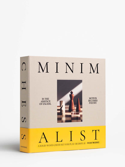 The Minimalist - Wooden Chess Set