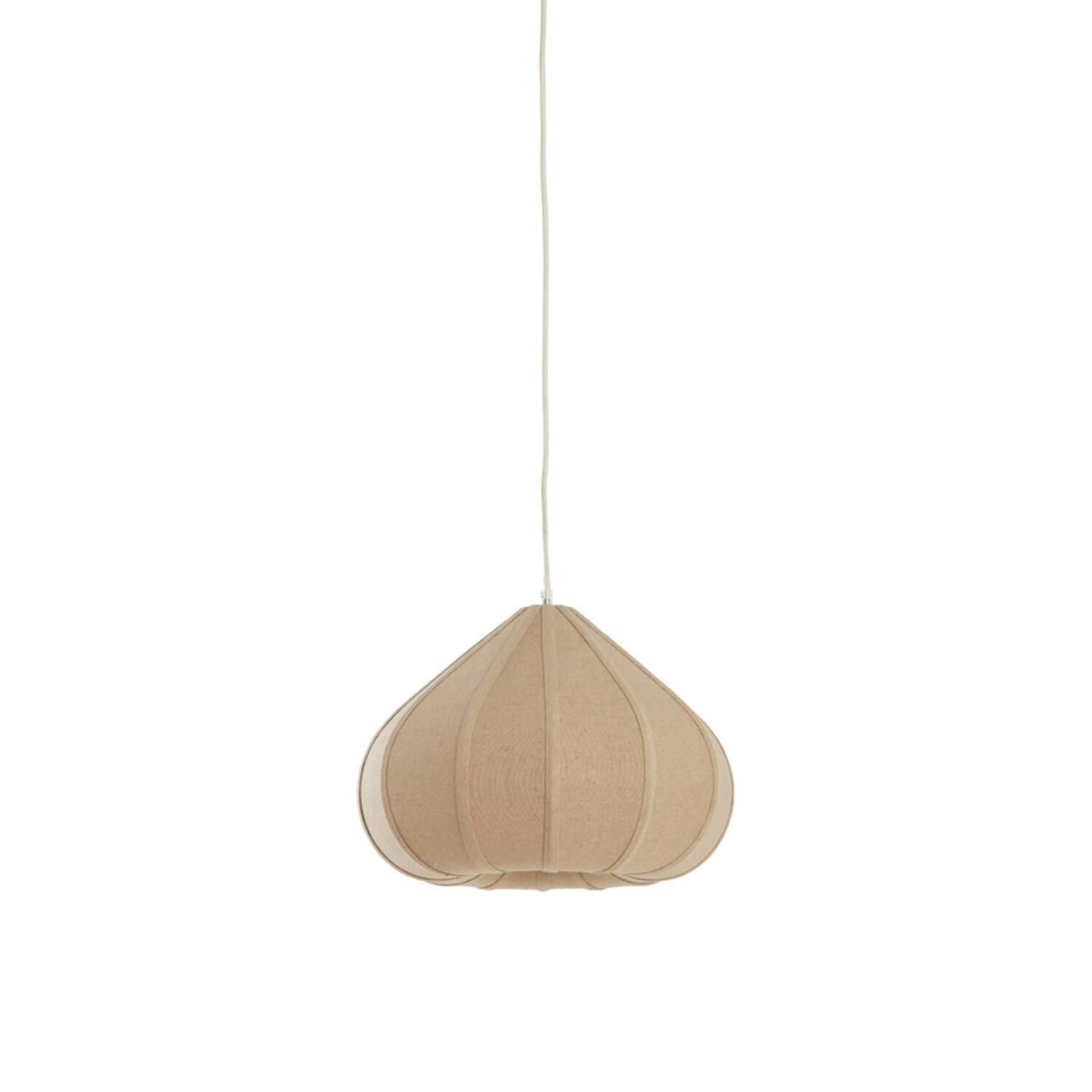 Zubeda Hanging lamp - linen natural