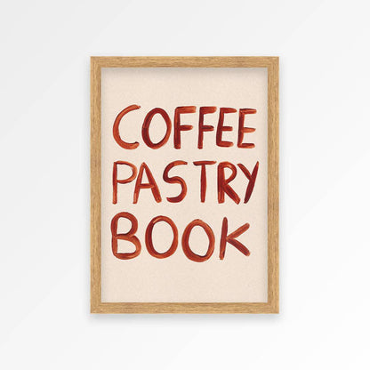 Coffee Pastry Book Print - 2 Sizes Available