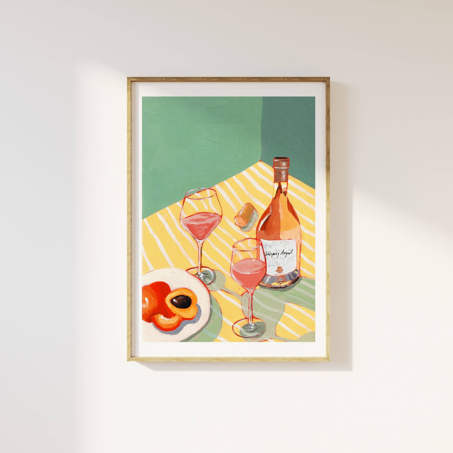 Rosé And Peaches Picnic