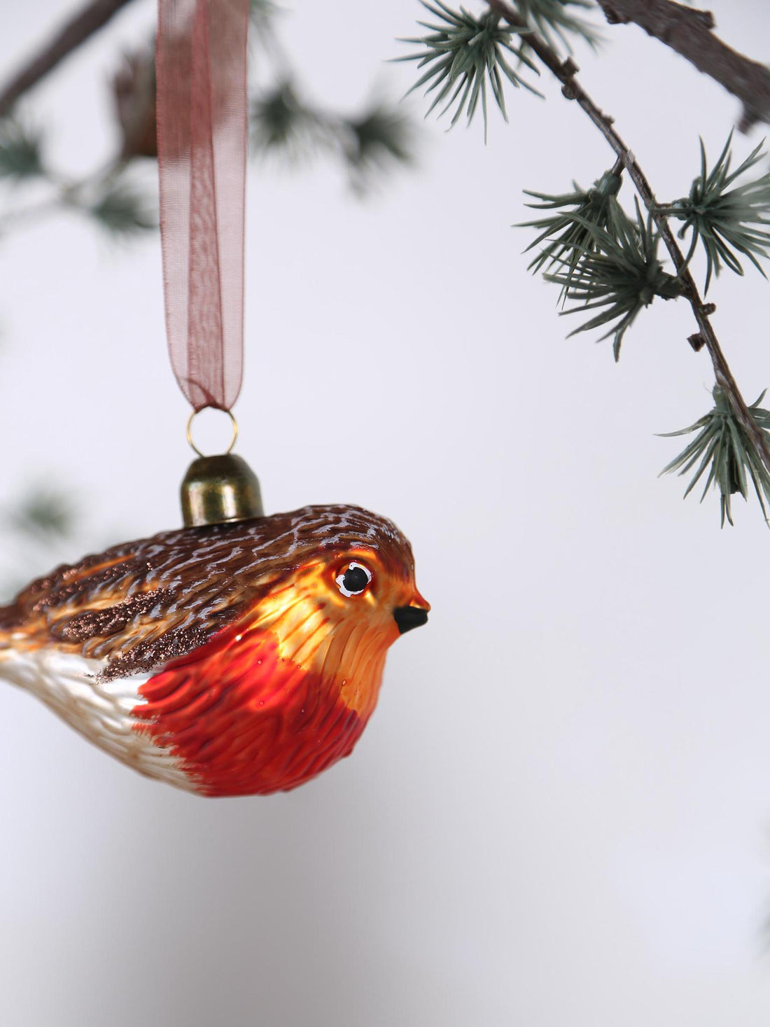 Decorative Robin bauble