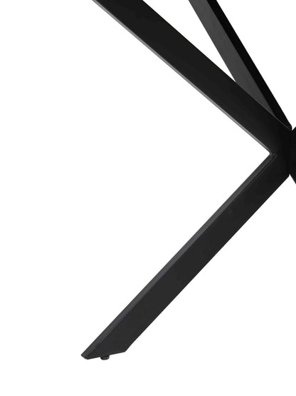 Tomochi Marble Dining Table - White/Black