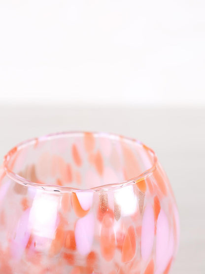 Halleye Round Stormlight Glass Pot - 3 Colours Available